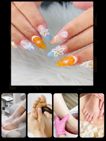 SET 7: Mystique Golden Pedicure